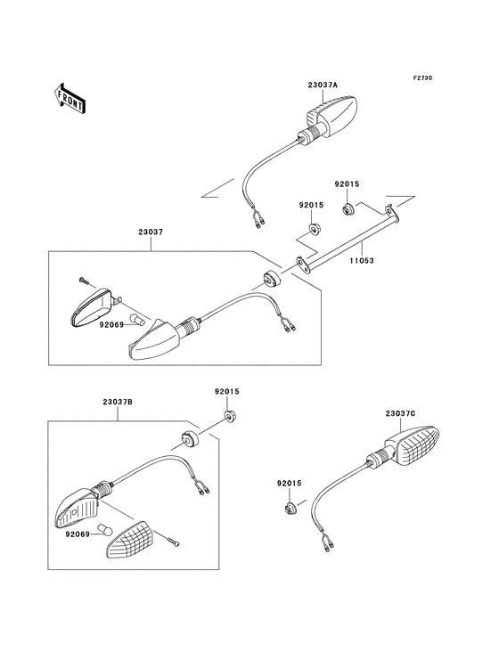 BR125 Поворотники
