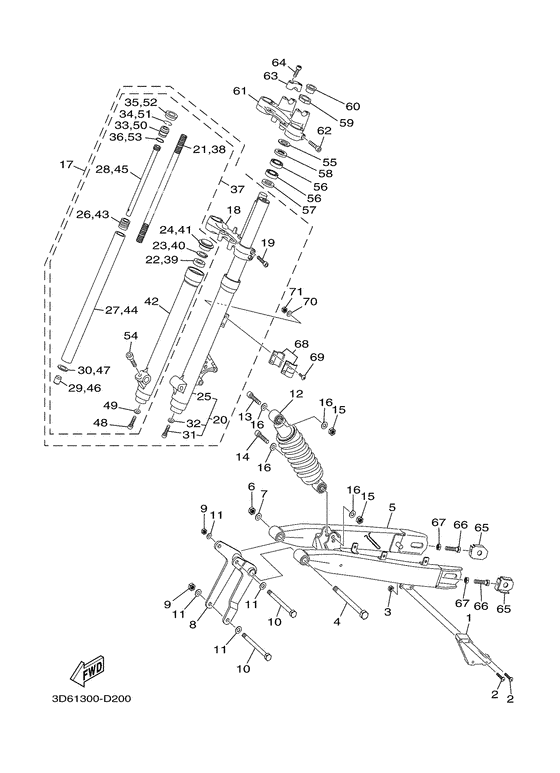 Front & rear suspension