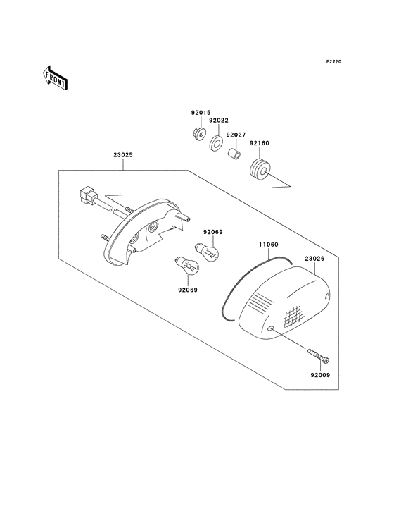 Taillight unit ass`y