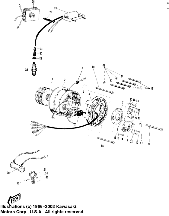 Ignition/generator/rectifier