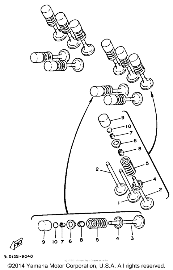 TDM850DC Клапана