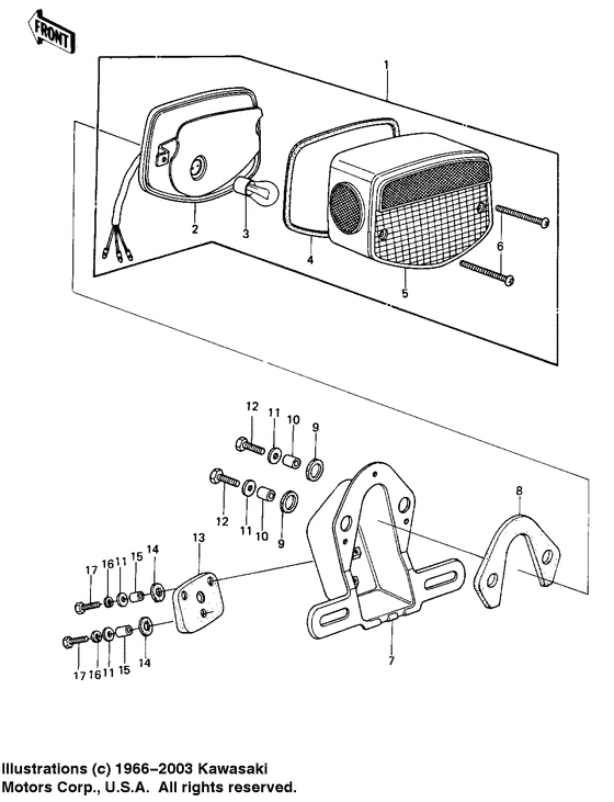 Taillight unit ass`y