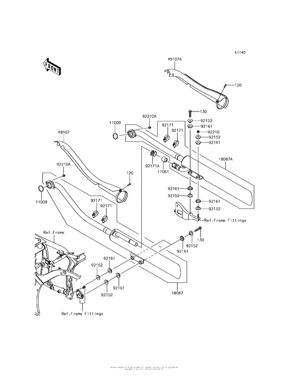 VN900 Глушитель