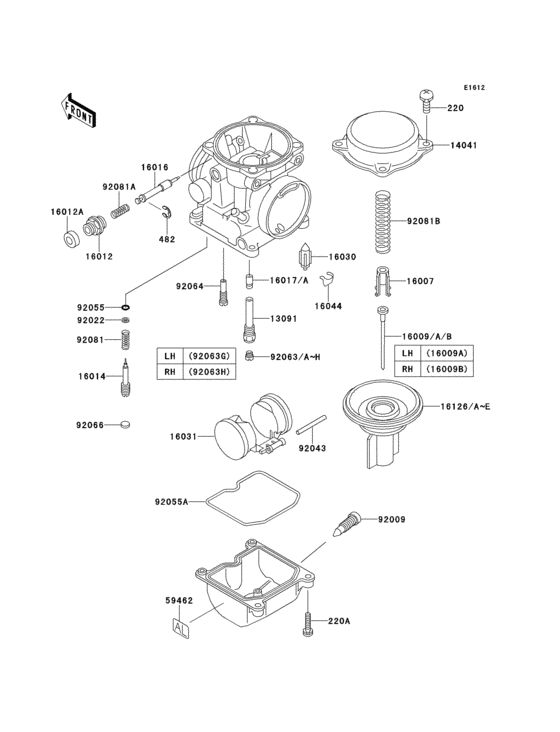 Carburetor parts(1/2)