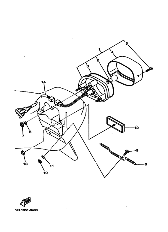 XVS1100 ﾃｰﾙﾗｲﾄ