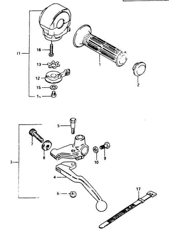 Left handle switch