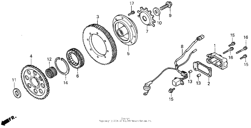 ST1100 Муфта стартера