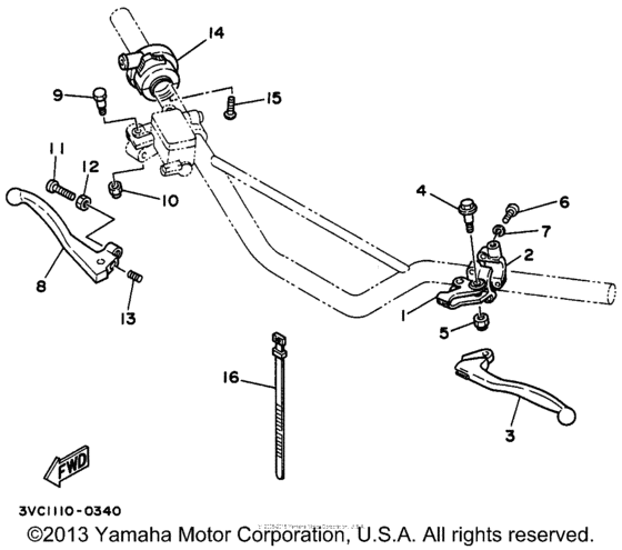 Handle switch - lever
