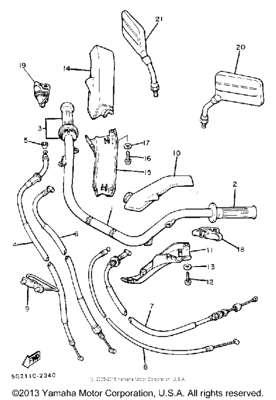 Handlebar-cable
