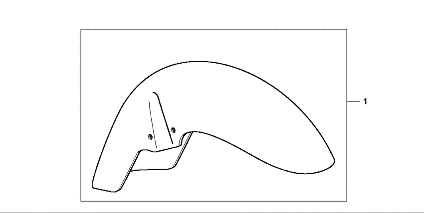 VT125C2 Crome fr.mudguard