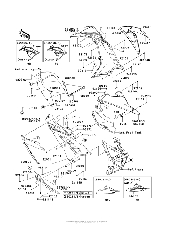 Cowling Lowers (Adf-Aef)