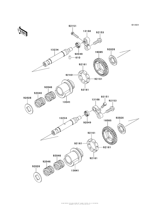ZG1400 Валансирный вал