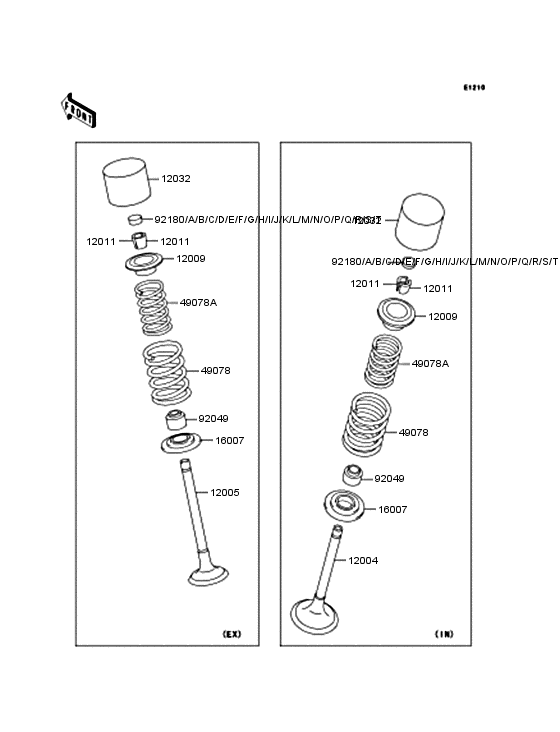 Rocker arms/valves