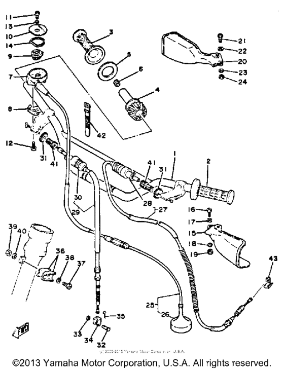 Handlebar-cable