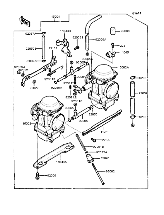 EX400 Карбюратор