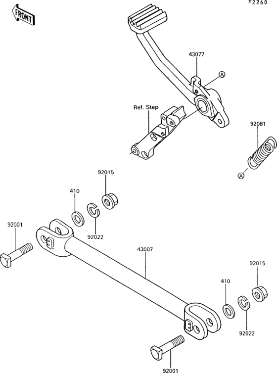 ZG1000 Педаль тормоза