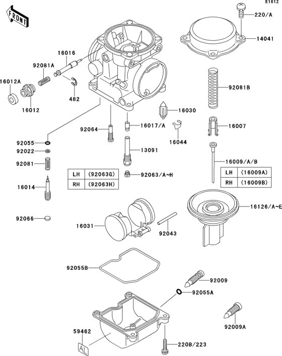 Carburetor parts(1/2)