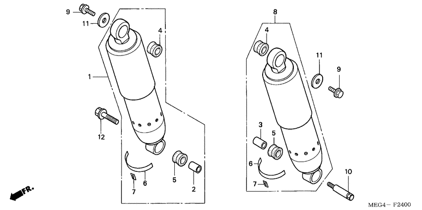 Rear cushion