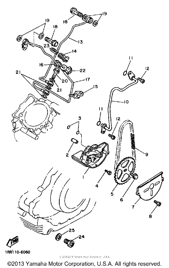 XV1100S Масляный насос