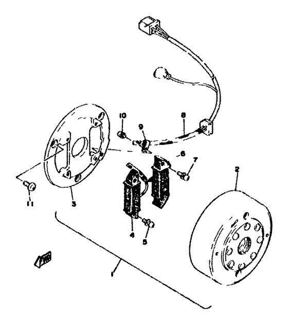 XT500 Flywheel magneto