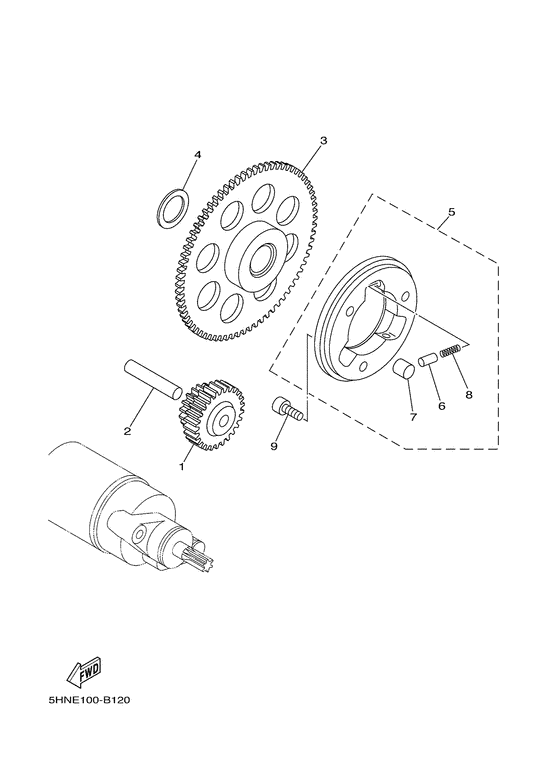 Муфта стартера