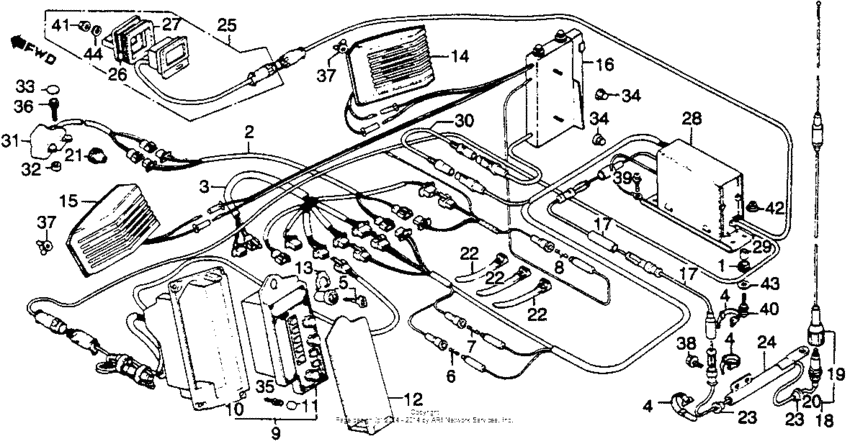 Gl1100a radio