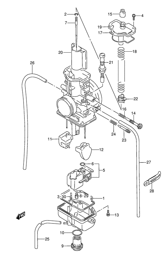 Carburetor assy