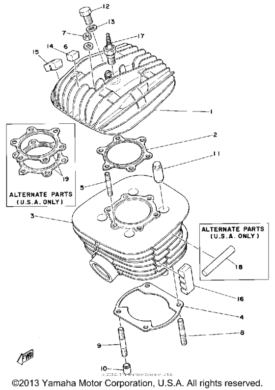 Cylinder head - cylinder