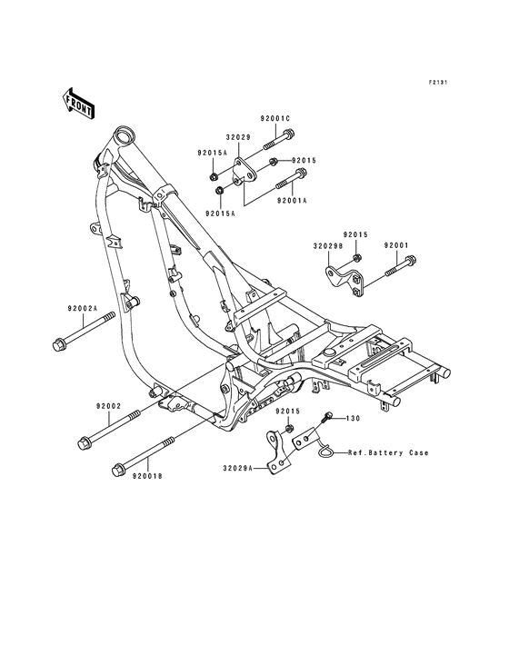 EN500 Рама ,крепежные детали