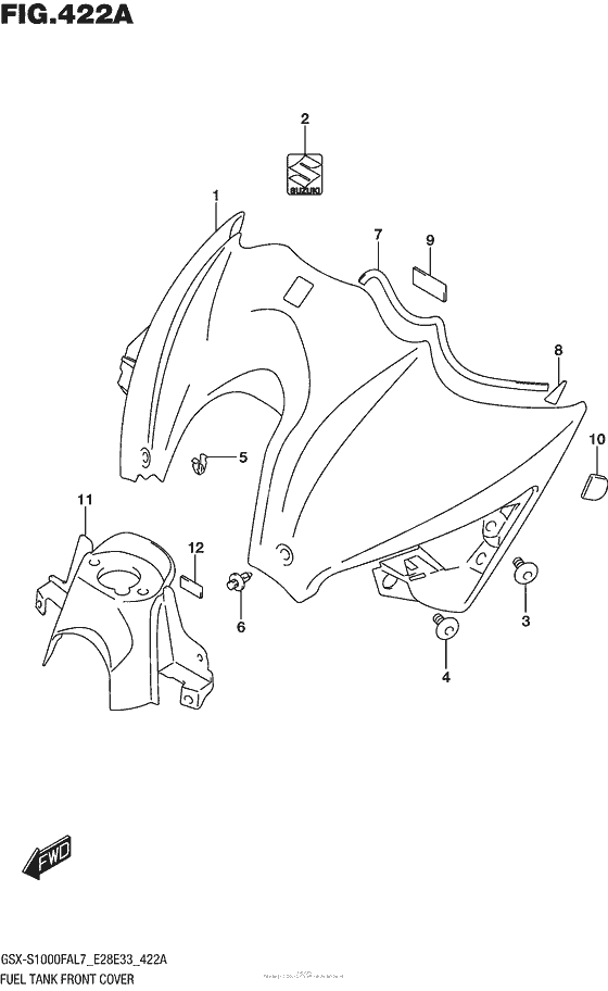 Fuel Tank Front Cover