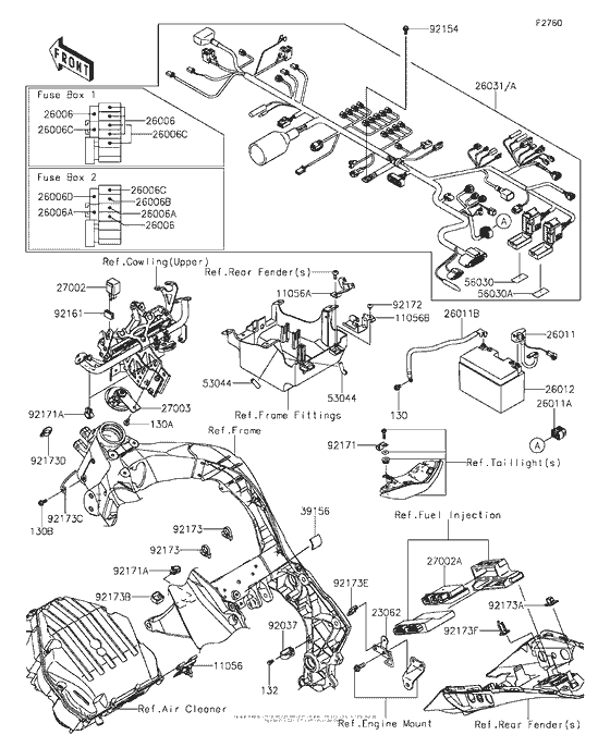 ZX1000 Chassis Electrical Equipment(1 / 2)