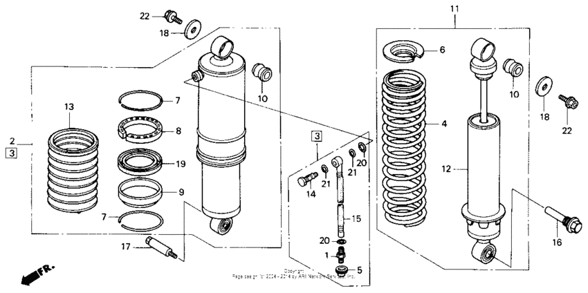 GL1500I Амортизатор