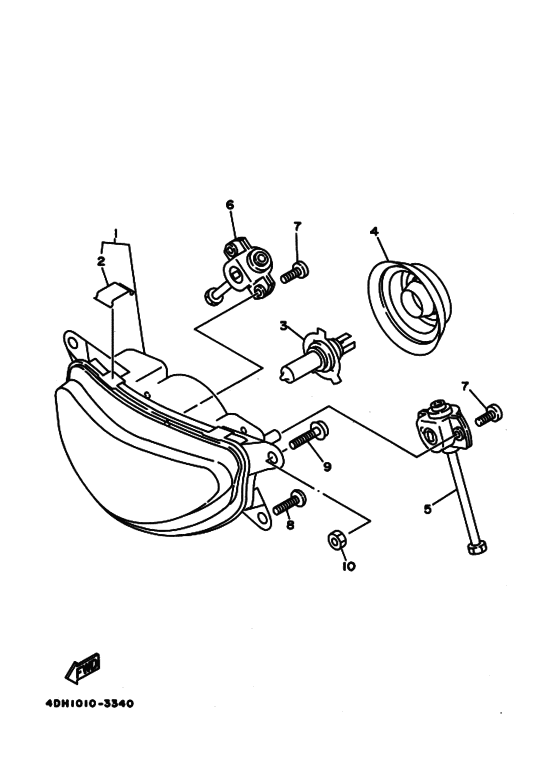 Headlight assy