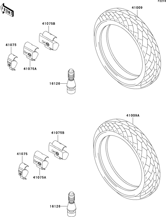 ER500 Покрышки