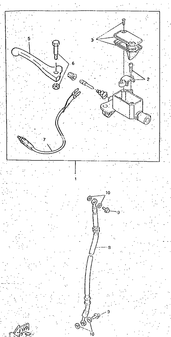 CW50RS Главный тормозной цилиндр