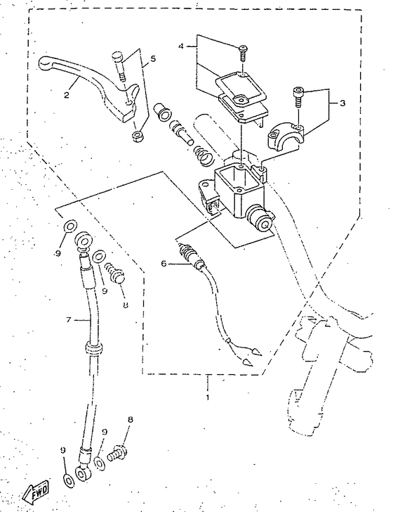 YN50R Главный тормозной цилиндр