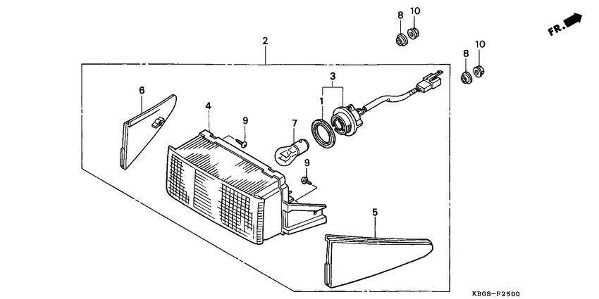 Taillight unit ass`y