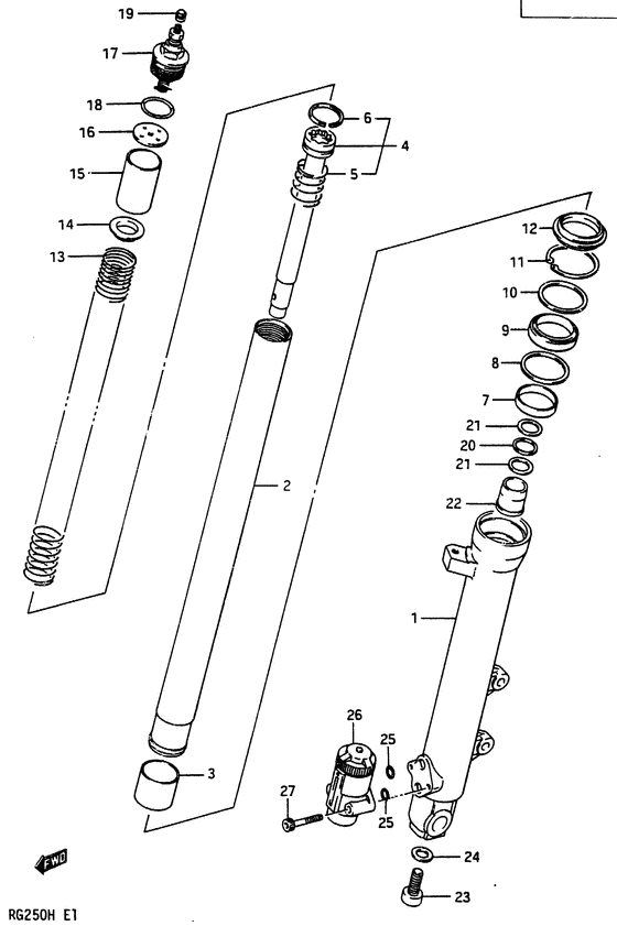 Front lh damper