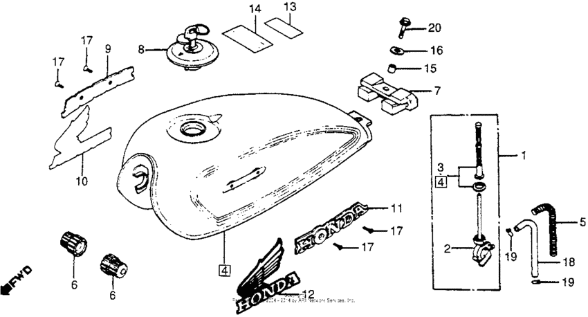 Fuel tank 81