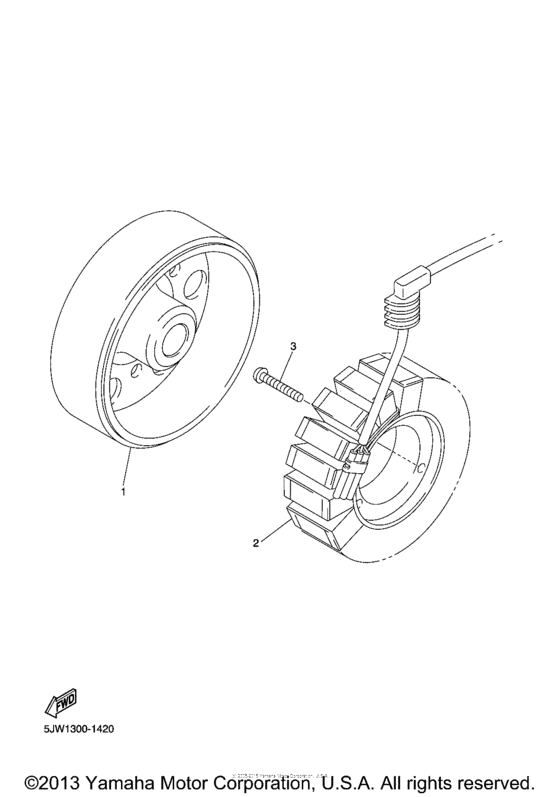 FJR1300AS Генератор