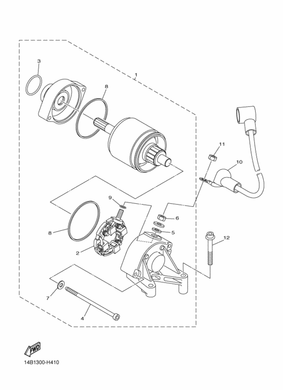 YZF-R1 Стартер