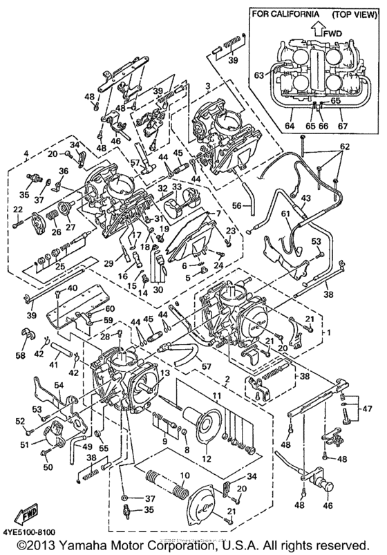XVZ13LTK Карбюратор