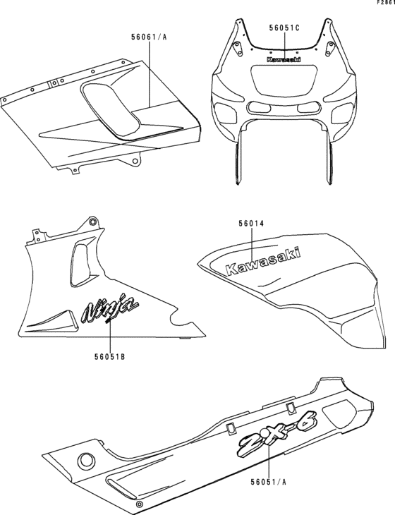 Decals(red)(zx600-e4)