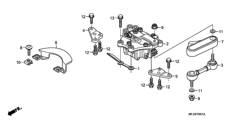 CBR600RR (ABS) Демпфер рулевой