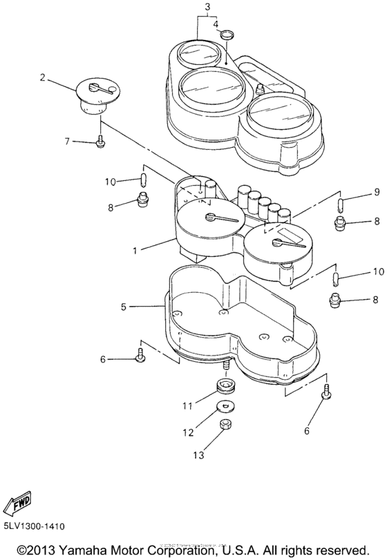 FZS1000NC Приборы