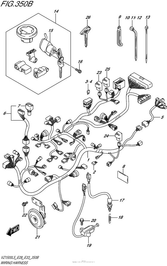 Wiring Harness (Vz1500L5 E33)