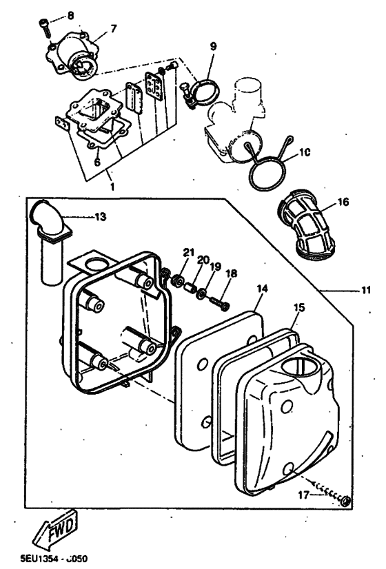 YH50 Впускная система