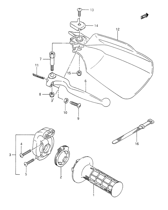 Right knuckle cover