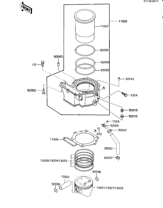 KL600 Цилиндр / поршень