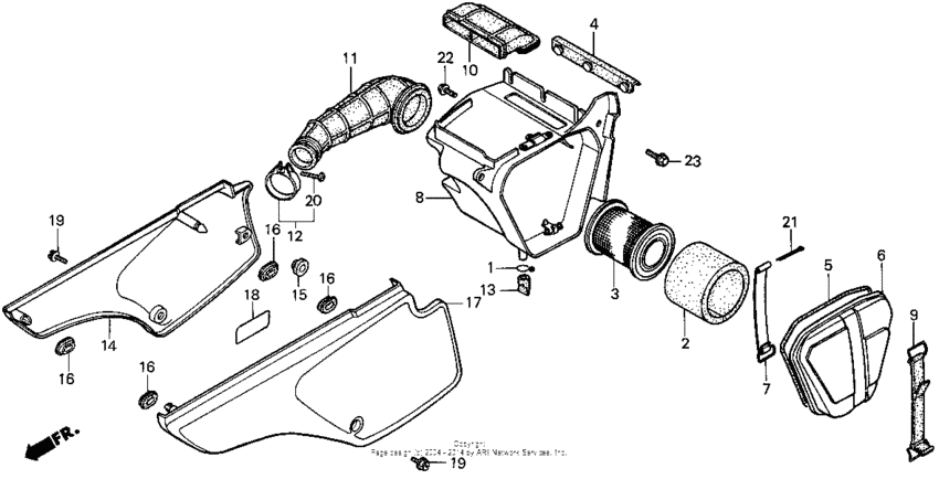 Air cleaner 85-87